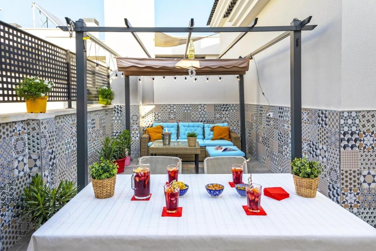 -malagasunapts- Privateterrace Freeparking Pool Appartamento *
